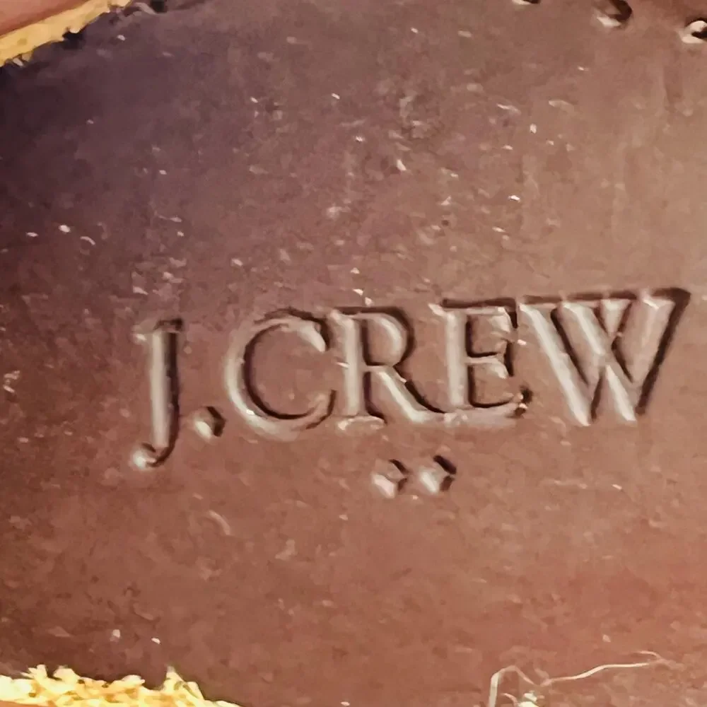J Crew Shoes Mens 13 Brown Leather 2 Eye Boat Moc Toe Casual Comfort Nautical